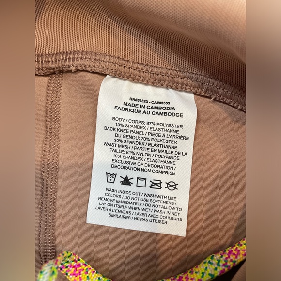 NIKE Speed Icon Clash in Desert Dust 7/8 Running Legging Women's Size M - Picture 11 of 16